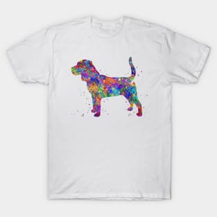 Beagle dog watercolor T-Shirt